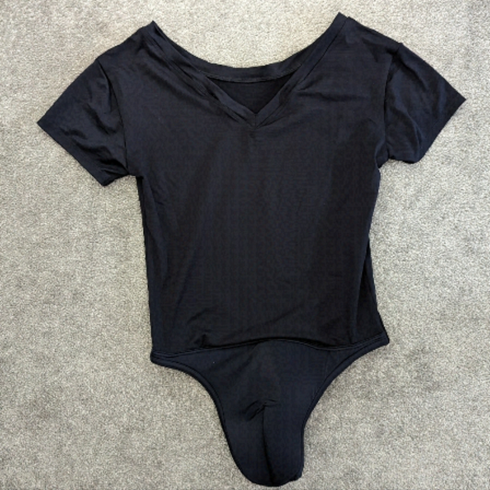 WEAR Moi black condor leotard for men's size Medium